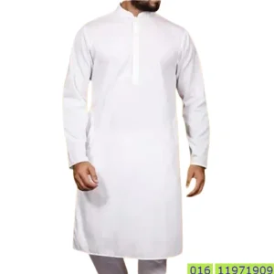 সাদা এক কালার পাঞ্জাবি পাইকারি